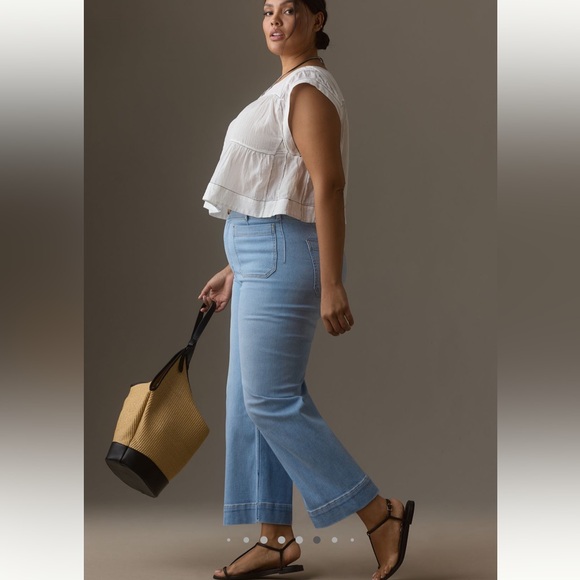 Maeve “The Collette” High Rise Wide Leg Jeans - Picture 6 of 7